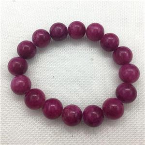 Stretch Jade bracelet, dye, approx 6mm, 28pcs per st