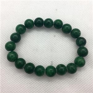 Stretch Jade bracelet, dye, approx 16mm dia, 13pcs per st