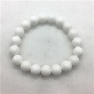 Stretch Jade bracelet, dye, approx 6mm, 28pcs per st