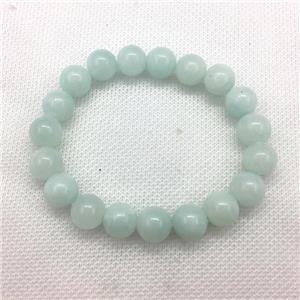 Stretch Jade bracelet, dye, approx 6mm, 28pcs per st