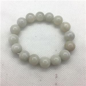 Stretch Jade bracelet, dye, approx 16mm dia, 13pcs per st