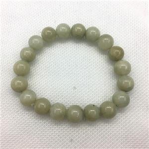 Stretch Jade bracelet, dye, approx 12mm dia, 16pcs per st