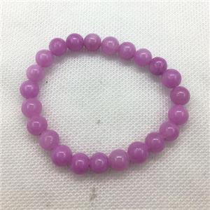 Stretch Jade bracelet, dye, approx 6mm, 28pcs per st