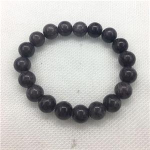 Stretch Jade bracelet, round, dye, approx 16mm dia, 13pcs per st