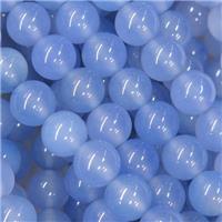 round blue Chalcedony beads, approx 6mm dia