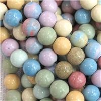 round Alashan Agate beads, approx 8mm dia