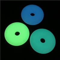 noctilucent stone donut pendants, mixed, approx 30mm