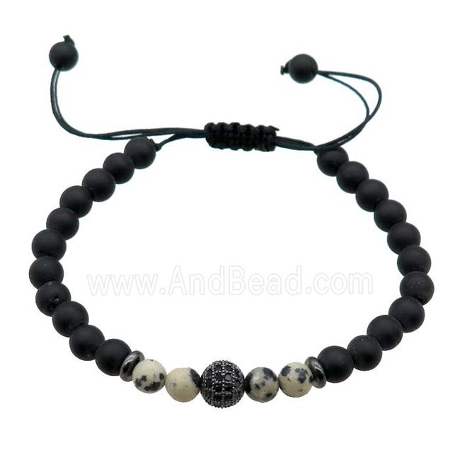 black Onyx Agate Bracelets, adjustable