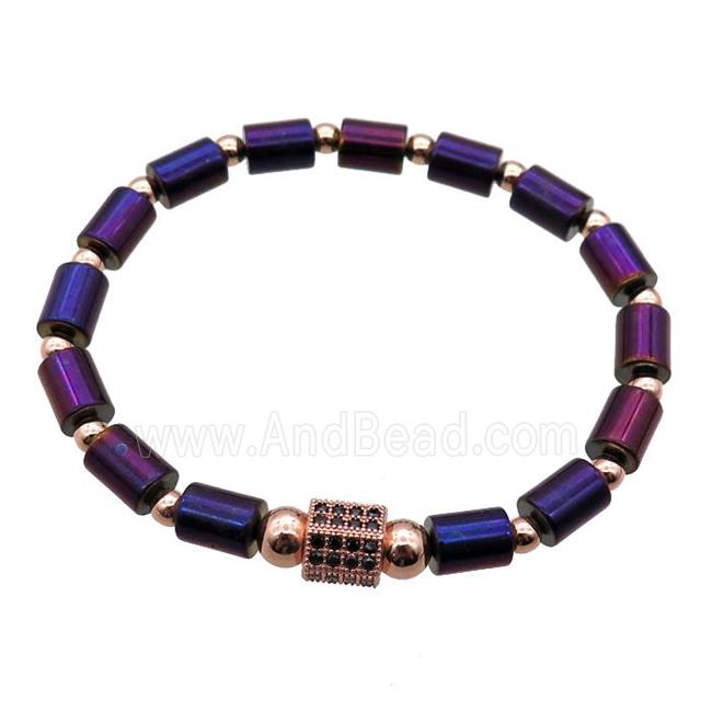 hematite stretchy bracelet, stretchy