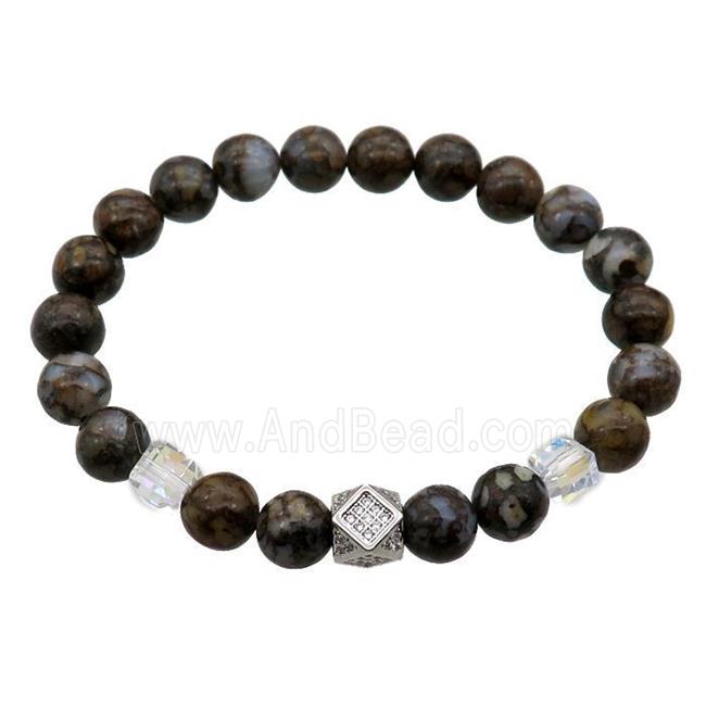 Opal stone Bracelets, stretchy