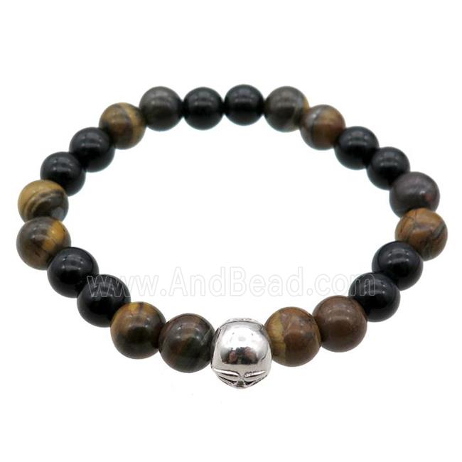Tiger eye stone Bracelet, stretchy