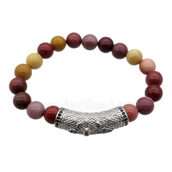 Mookaite Bracelet, stretchy