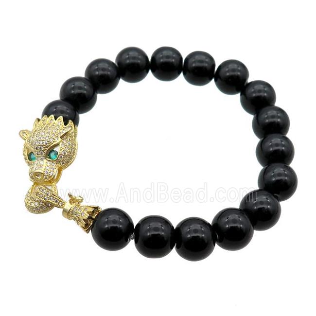 black Onyx Bracelets, stretchy