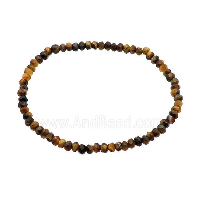 Tiger Eye Stone Bracelet Stretchy