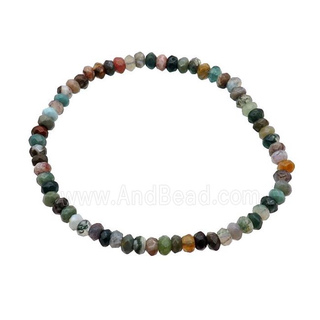 Indian Agate Bracelet Stretchy