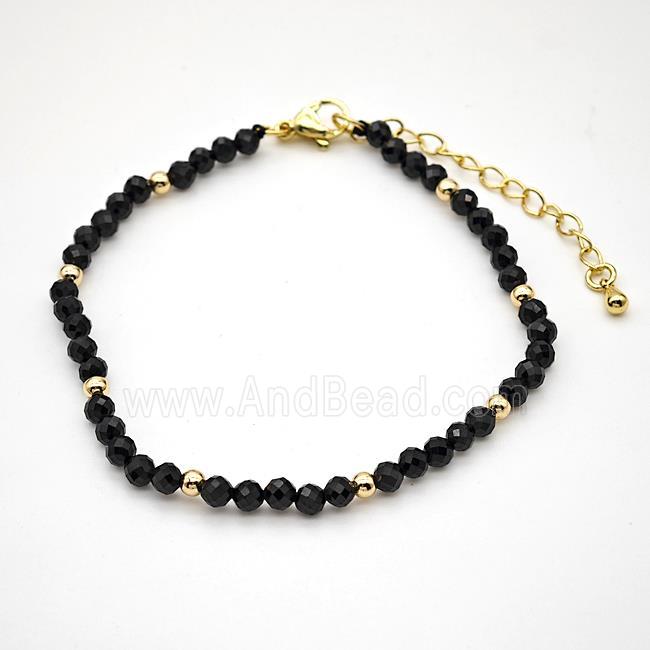 Black Onyx Agate Bracelet Dye