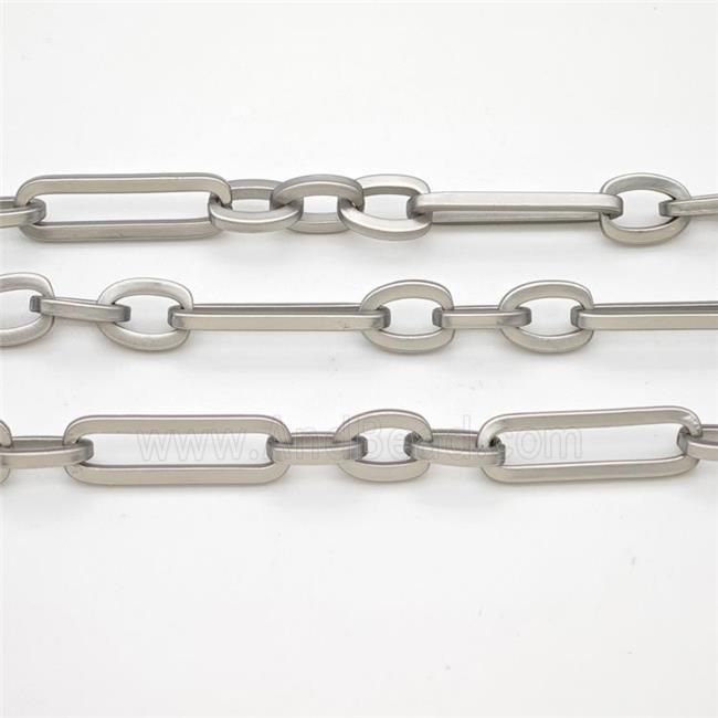 Copper Chain Matte Platinum Plated