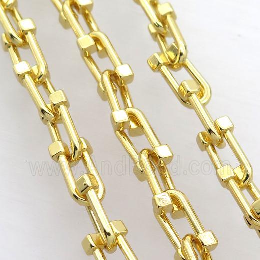 alloy chain, gold plated