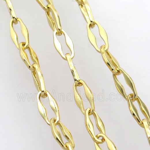alloy chain, gold plated