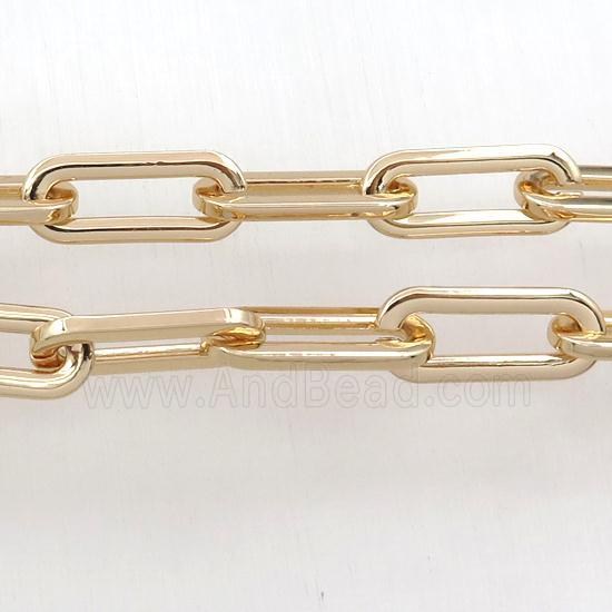Alloy Chain, lt.gold plated