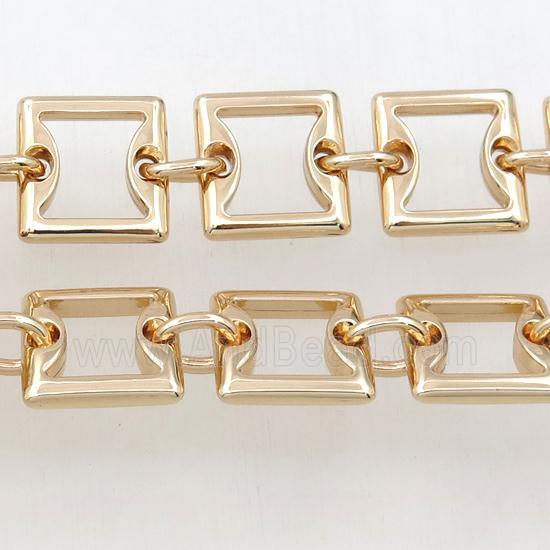 Alloy Chain, lt.gold plated