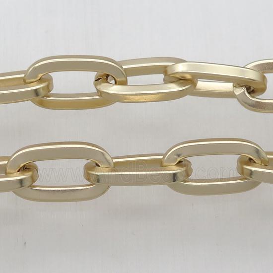Alloy chain, gold plated