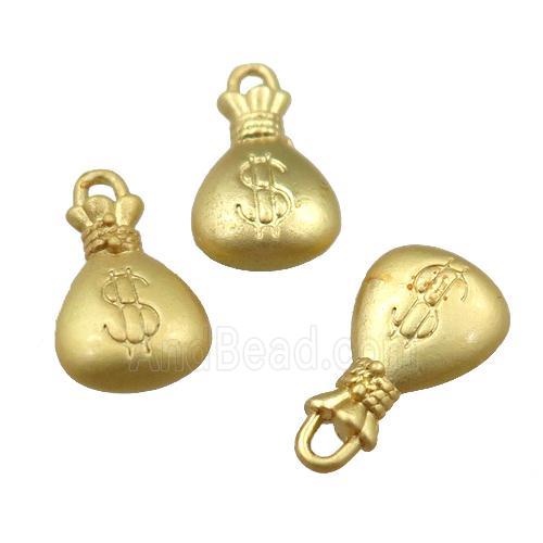 copper money bag, unfaded, duck-gold