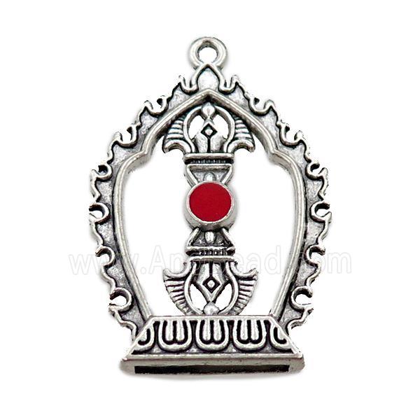 tibetan style zinc charm pendant