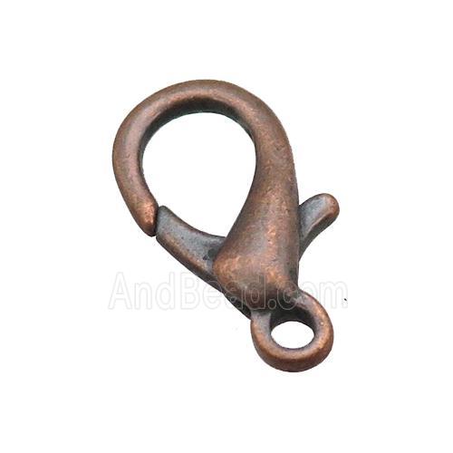 Alloy Lobster Clasp, antique red