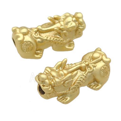 copper Pixiu beads, duck-gold, 3d-printing
