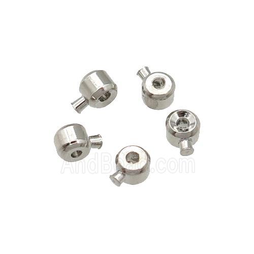copper BeadStopper, unfade, platinum plated