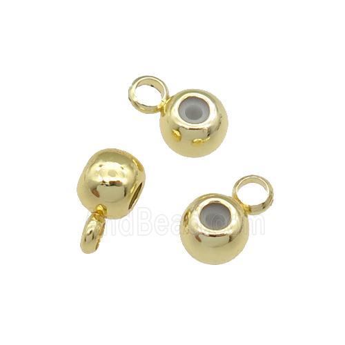 copper Hanger Bail, unfade, gold plated