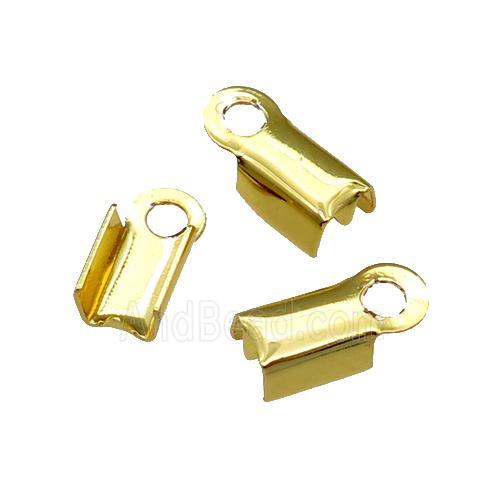 copper CordEnd, unfade, gold plated