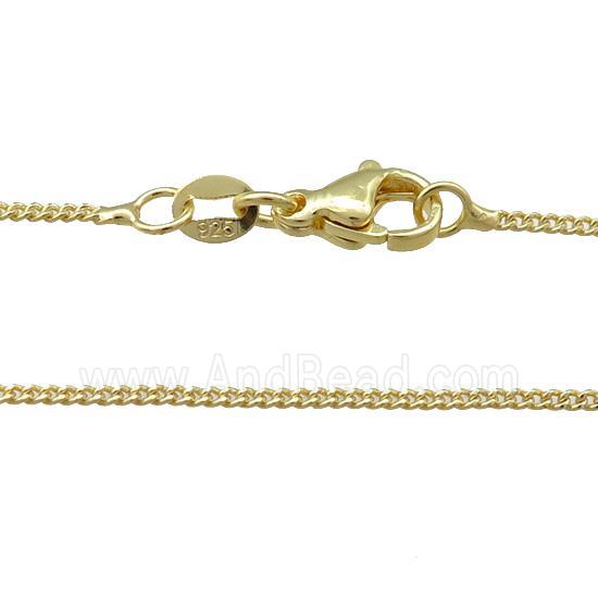 Copper Necklace Chain Unfaded Gold Plated