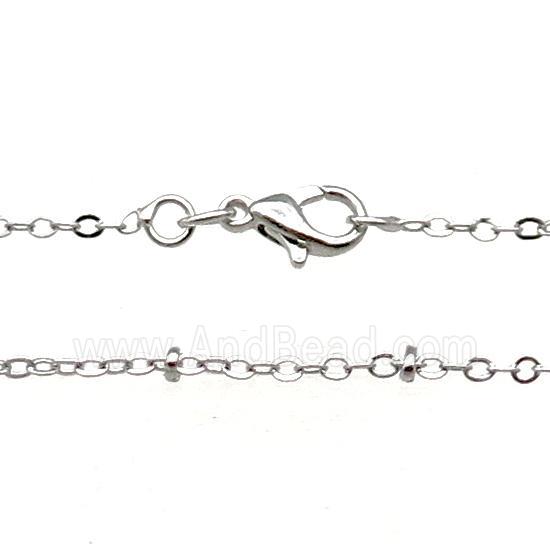 Copper Necklace Chain Unfaded Platinum Plated
