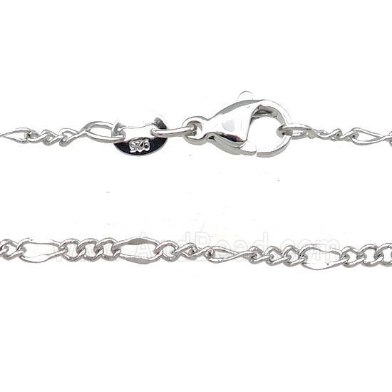Copper Necklace Chain Unfaded Platinum Plated