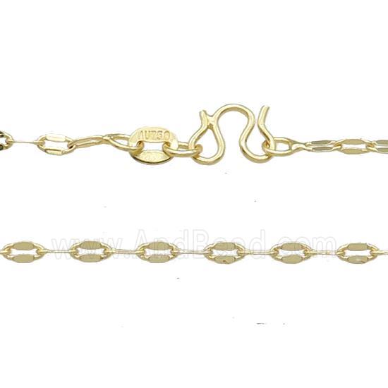 Copper Necklace Chain Unfaded Gold Plated