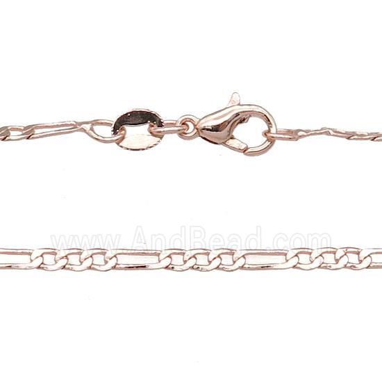 Copper Necklace Chain Unfaded Rose Gold