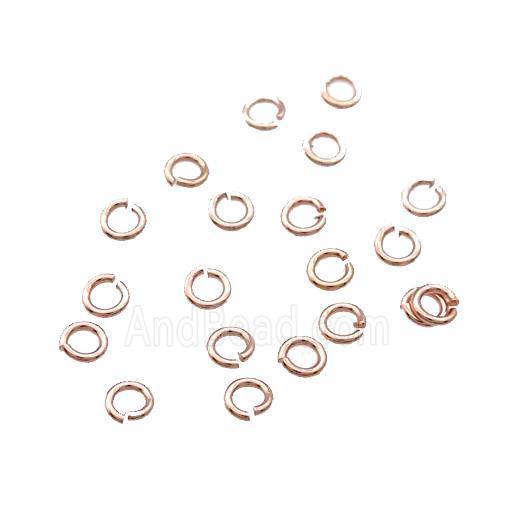 Copper Jump Ring Unfaded Rose Gold