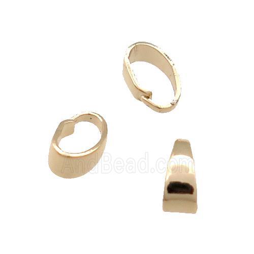 Copper Bail Unfaded Light Gold Plated