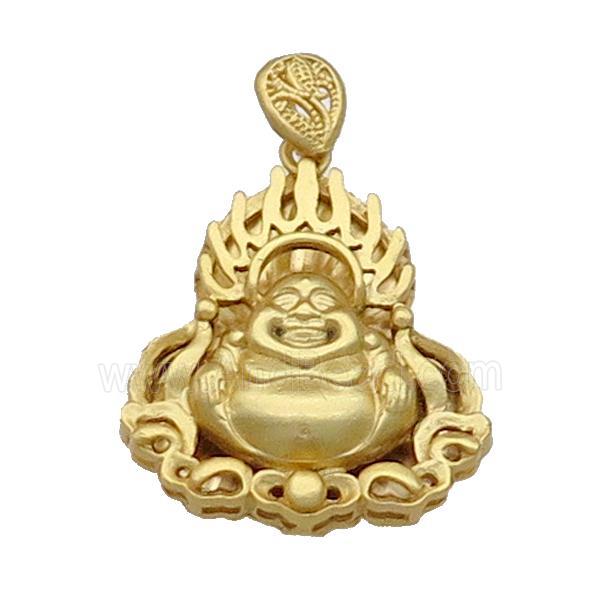 Copper Buddha Pendant Unfaded Duck Gold