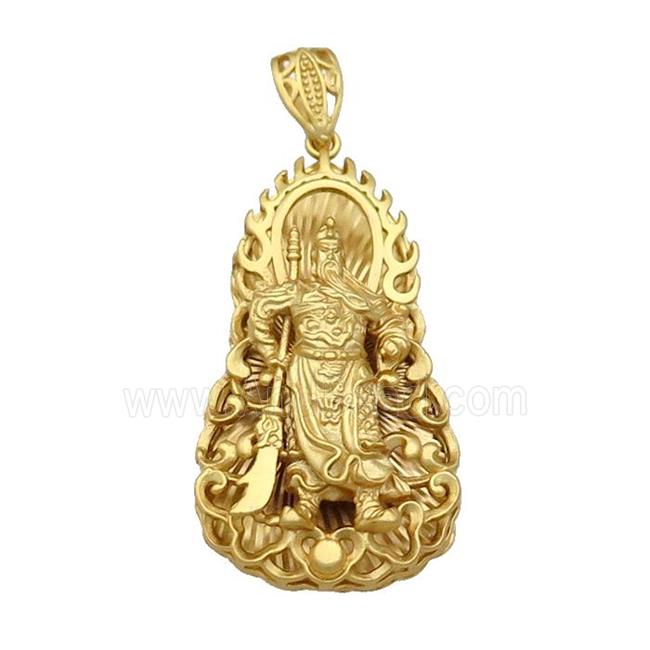 Copper Buddha Pendant Unfaded Duck Gold