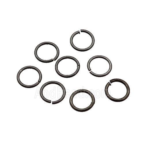 Copper Jump Ring Unfade Black Plated