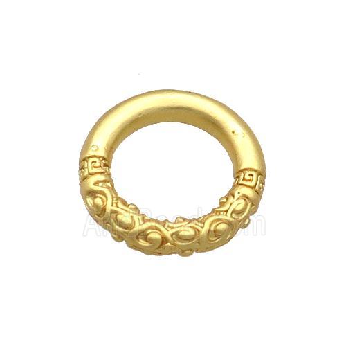 Copper Ring Linker Unfade Gold Plated