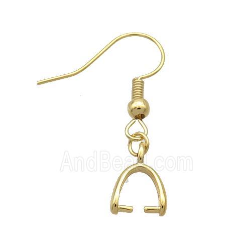 Copper Hook Earring Unfade Gold Plated