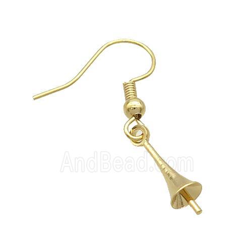 Copper Hook Earring Unfade Gold Plated