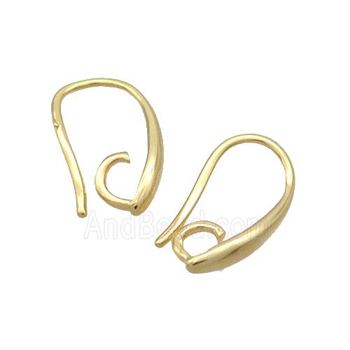Copper Hook Earring Unfade Gold Plated