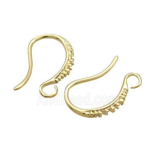 Copper Hook Earring Unfade Gold Plated