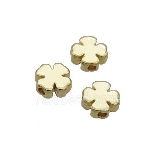 Copper Cross Beads Gold Plated