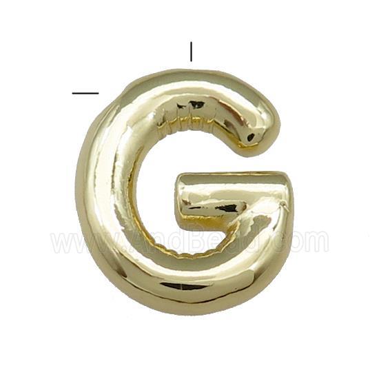Copper Letter G Pendant Gold Plated